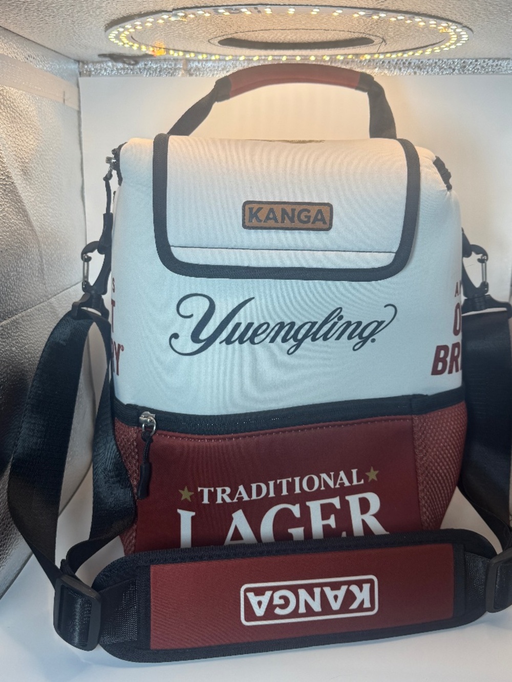Kanga Yuengling Traditional Lager 18 Can Cooler Soft Sided Shoulder Strap